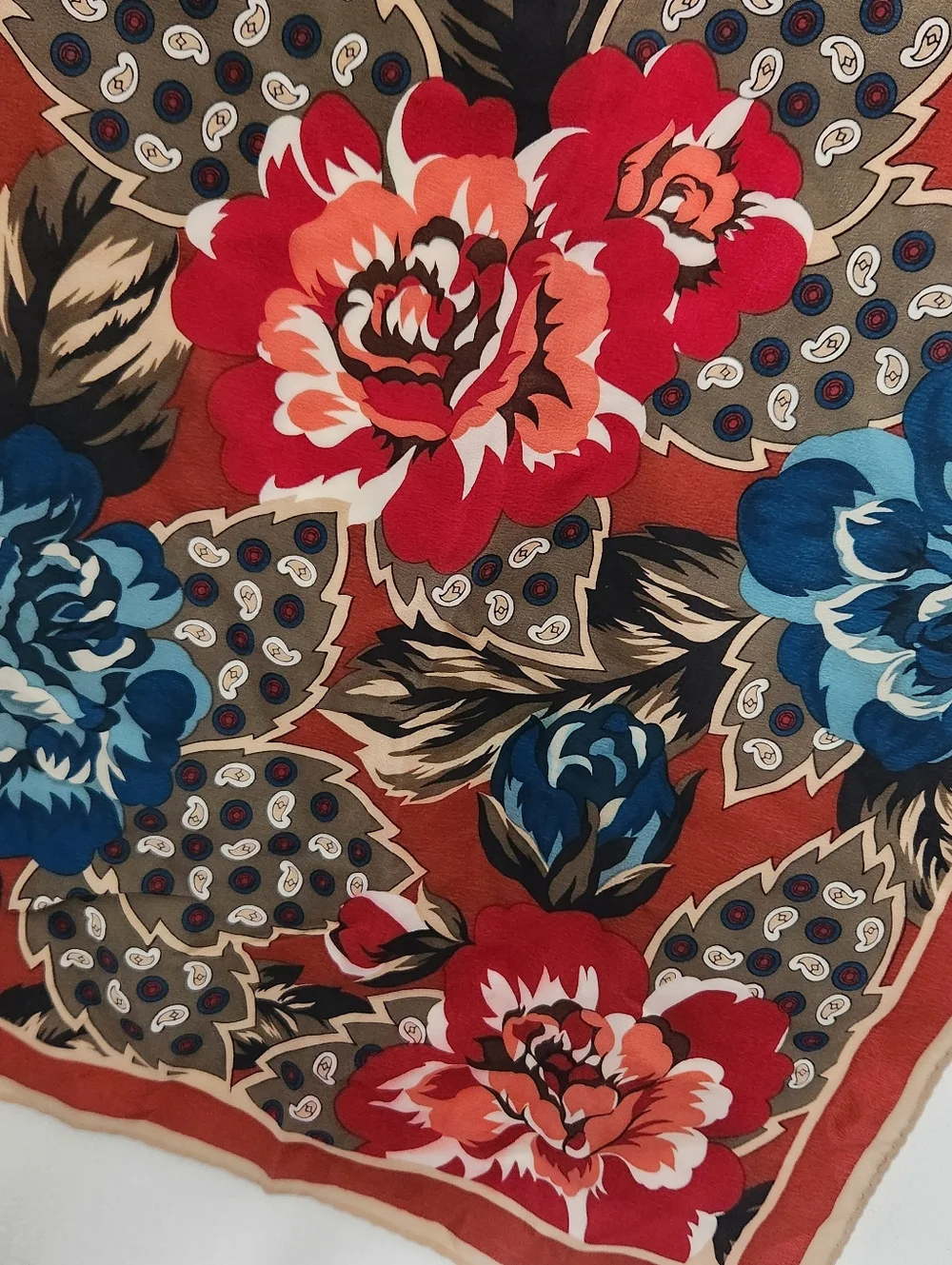 Vintage Albert Nipon Silk Scarf 31